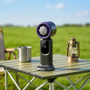 Personalized Custom Logo Rechargeable Desk Mobile Coller Electric Hand Held Portable Air Cooling Turbo Mini Fan