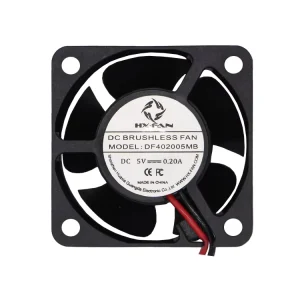 Plastic 4020 DC Brushless Ball Bearing 12V Mini Cooling Fan for Control Cabinet Communication Equipment OEM ODM Cooling Solution