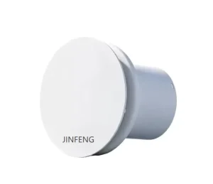 Plug in ABS 14W Quiet 120mm Bathroom Exhaust Fan Ceiling Wall Mounted Cabinet Style Circular Glass Window Range Hood Fan