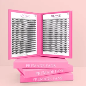 Pointy Base Pre Made Eyelash Extension Korean Pbt Fiber Premade Lash Fans 10d Narrow 005 20D Premade Volume Fans