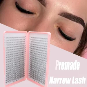 Pointy Base Premade Lash Tray 40 Rows Cluster Narrow 4D 6D 10D 005 007MM Synthetic Hair Natural Handmade Soft Fans Eyelash