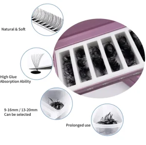 Pointy Base Wispy 5D 7D 9D C/D Curl Promade Volume Fan Eyelash Wispy Extension Loose Fans Sandwich Spikes False Lashes Extension