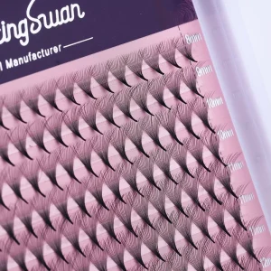 Pointy Promade Volume Fan Eyelash Extension Matte Black 3D 5D 0.07 Premade Loose Fans Eyelash Extension Promade Fans