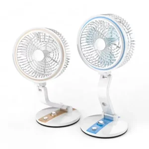 Popular Factory Home Office New Design Foldable Portable Fan Light 1200mA 3W Personal Folding USB Fan Car Household