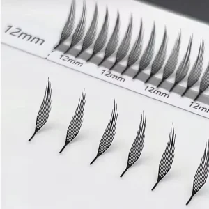 Popular New Wet Look Lashes Anime Manga Lashes Spire Shape Lashes Ready Pre made Fan Angel Lash Effect 0.05mm 0.03mm