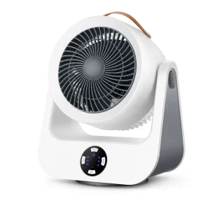 Popular Retro Comfortable 10000mAh Variable Speed Smart Desk Stand Fan With Overheat Protection Garden Balcony