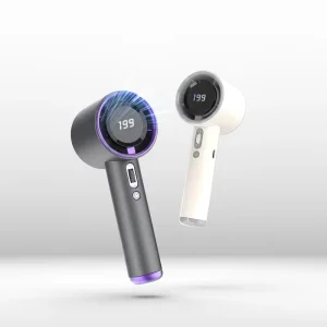 Portable 29000rpm 199 Speed Personal Handheld Fan Holiday Gift USB C Rechargeable Mini Fan Travel Household Car