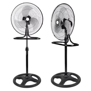 Portable 3 In 1 Bedroom Metal Blade Vertical Floor Fan AC Manual Power Source Cooling Function CE Certified