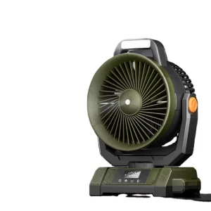 Portable 4000mAh USB LED Light Table Fan Foldable Air Cooling Power Bank for Camping Car Hotel Household Use Easy Box