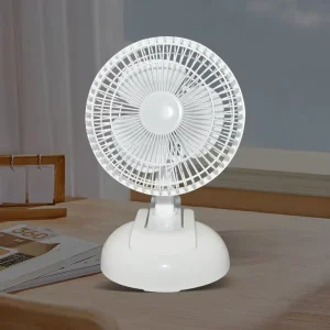 Portable 6″ Mini Table Clip Fan Multi Function Electric 2 Speed Rotary Control Switch Left Right Oscillating Low Noise Energy