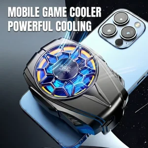 Portable ABS Plastic Waterproof Flexible Clip Mount Phone Cooler Fan for Gaming