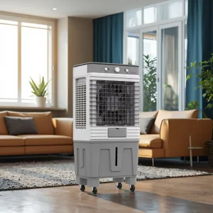 Portable AC-Powered Evaporative Cooling Fan for Home Use