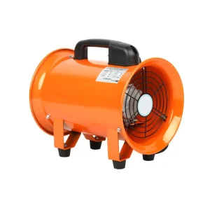 Portable Axial Flow Fan 220V 8” Mobile Exhaust Fan Exhaust Blower High Speed Painting Industrial Ventilation Equipment Fan