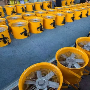 Portable Axial Ventilation Fan 12” 300mm 8” 10” 14” 16” 250mm 200mm Marine Industry Duct Blower Ventilation Fan