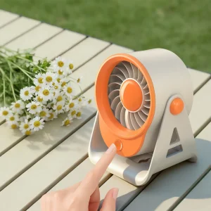 Portable Cooling Fan USB Battery Fan Rechargeable Desk Table Hand Held Outdoor Fan
