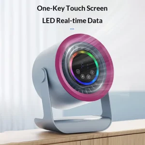 Portable Desk Air Circulator Rechargeable Mini AC Fan Quiet Small Air Cooler Personal Cooling Fan