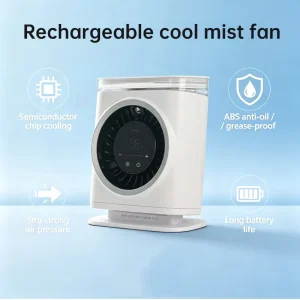 Portable Desk Circulation Fan Air Cooler Fan Ventilateur Rechargeable Table Fans for Home