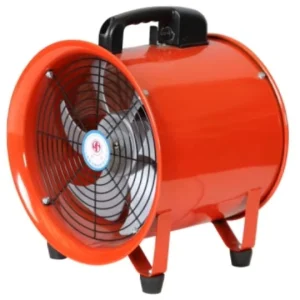 Portable Electric Axial Ventilation Fan 12” 300mm 7 Blades Ball Duct Blower OEM ODM Customizable for Food Beverage Industry