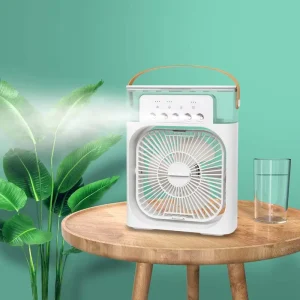 Portable Fan Air Conditioner Humidifier Cooling USB Fan Air Cooler Water Mist Humidification Fans