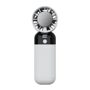 Portable Foldable Wearable Three Speed Outdoor Car Compatible 2000mAh Rechargeable Mini USB Handheld Electric Fan Water Mist