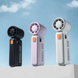 Portable Handheld Blower Fan High Speed Turbo with Wearable Function Mini Rechargeable Air Duster for Home Use