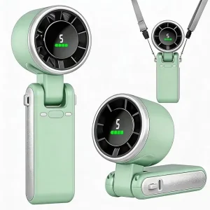 Portable Handheld Fan High Speed Turbo Fan 1200mAh Battery Rechargeable Mini Personal Hand Held Fan for Travel Beach Vacation