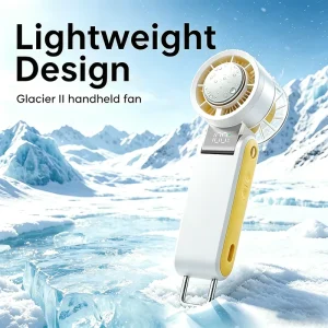 Portable Handheld Fan Mini Glacier Cooling Fan Lightweight Pocket Fan for Lash Extension Beauty Salon
