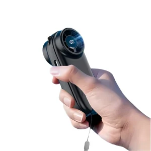 Portable Handheld Mini Fan 100 Speed Turbo 4000mAh Battery USB Rechargeable Electric Pocket Fan Brushless Motor Car RV Use