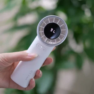 Portable Handheld Mini Fan Rechargeable with Wearable Function for Car Use Outdoor Use