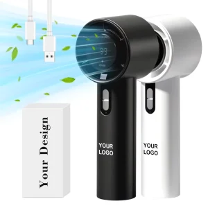 Portable Handheld Turbo Fan Rechargeable Personal Fan up Tp 20Hrs Powerful Portable Fan