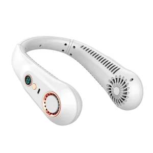 Portable Hanging Neck Wearable Fan Rechargeable With Air Cooling Single Wind Speed