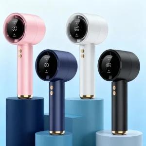 Portable High Speed Electric Mini Turbo Scroll Bladeless Fan Rechargeable Foldable Outdoor and Hotel Use Gift Box