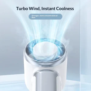 Portable High Speed Mini Turbo Fan Rechargeable USB Charging Electric Handheld Fan Portable Mini Fan