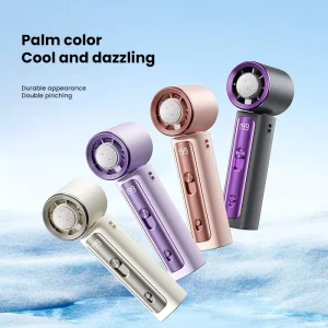 Portable High Speed Travel Turbo Cooling Fan 3000mAh Rechargeable Mini Fan Personal Cooling Smart Home Products
