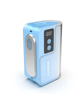 Portable Ice Cooling Rechargeable Battery Handheld Wearable Neck Cooling Fan with Humidify Function for Outdoor & Car Use
