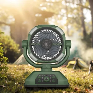 Portable Intelligent Digital Display Foldable Bladeless Fan Plastic Wearable for Outdoor Household Hotel Use Three Options