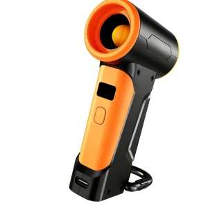 Portable Jet Fan 13500RPM Mini High Velocity Turbo Fan Rechargeable 1800mAh Lightweight Clip Fan for Outdoor Hiking