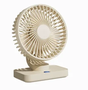 Portable LED Desktop Fan with 4 5 Speed Settings Oscillation and Quiet High performance Airflow