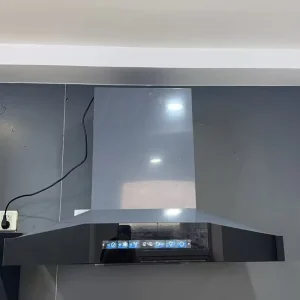 Portable LED Light Range Hood Household Electric Kitchen Exhaust Fan Food Truck Vent Extractor Hood