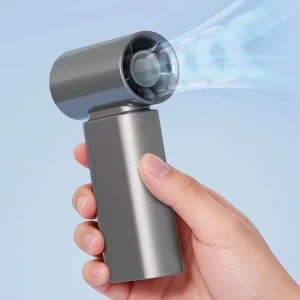 Portable Mini Electric Smart Touch Sensor Handheld Fan with 5 Gear Ventilation Type c Rechargeable High Speed Fans