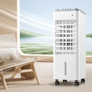 Portable Mini Evaporative Cooler Mobile Air Conditioner Fan Freestanding Cooling Fan for Home Office