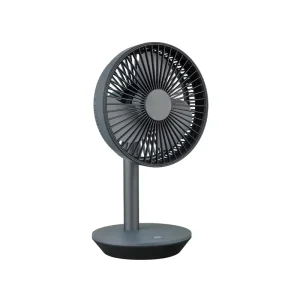 Portable Mini Rechargeable Aluminum Electric Fan with 4000mAh Battery 3 Blades DC Motor Car Household Outdoor Use USB