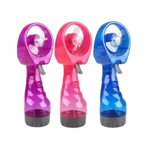 Portable Mini Water Mist Spray Bottle Cooling Fan Battery-Powered for Outdoor Use for Cars & RVs