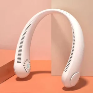 Portable Neck Fan 3 Speeds Mode Adjustable Stretchable Neck Fan Blow Air For Cooling Hand Free 4000mAh Rechargeable