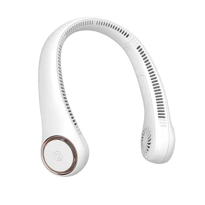Portable Neck Fan Hands Free Bladeless Fan 4000 mAh Battery Operated Wearable Personal Fan Leafless Rechargeable