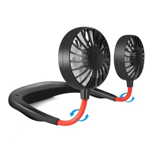 Portable Neck Fan Rechargeable Personal Hand Free Fan Mini USB Wearable Neckband Sport Fan