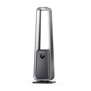 Portable Noiseless Safety Air Cooler Bladeless Tower Fan With Air Purifier Hepa Leafless Fan for Household