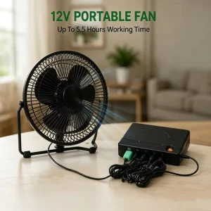 Portable Outdoor Solar Lighting Kit with Fan & Charging Solar Panel Camping System 8V Working Duration Mini Panel Power System