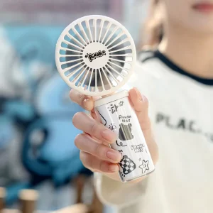 Portable Personal Cooling Adjustable Wearable High Speed USB Rechargeable Handheld Fan