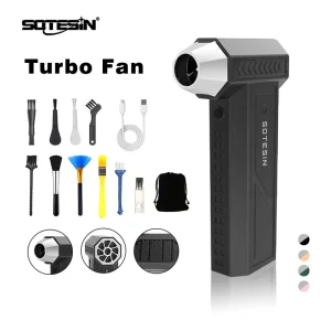 Portable Professional Powerful 160000RPM Drying Blower Hand Wind Blower Turbo Mini Strong Fan for House Cleaning